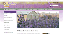 Desktop Screenshot of foxhollowherbs.com